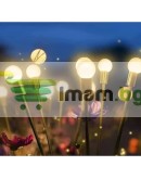 2бр LED соларни лампи с 6 крушки светулки